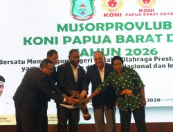 Kapolda Papua Barat Daya Hadiri Musorprovlub KONI, Penguatan Organisasi Jadi Sorotan