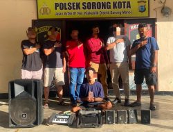 Team Macan Polsek Sorong Kota Ringkus Pelaku Curat, Barang Curian dari Empat Aksi Berhasil Disita