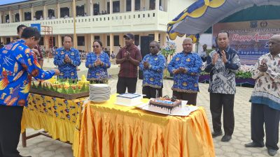 Perayaan HUT SMA Negeri 2 Kabupaten Sorong Angkat Tema “Menuju Generasi Emas 2045”