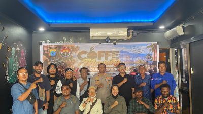 Usung Tema “Perkuat Komunikasi dan Kolaborasi Bersama Awak Media Saat Coffee Morning Polres Sorong
