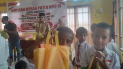 250 Paket Alat Tulis Mengalir ke Tangan Siswa SDN 43 Kota Sorong, BMP RI Dorong Semangat Belajar