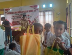 250 Paket Alat Tulis Mengalir ke Tangan Siswa SDN 43 Kota Sorong, BMP RI Dorong Semangat Belajar