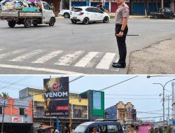 Bukan Sekadar Instruksi, Kapolda dan Wakapolda Papua Barat Daya Turun Langsung Atur Lalu Lintas Pagi